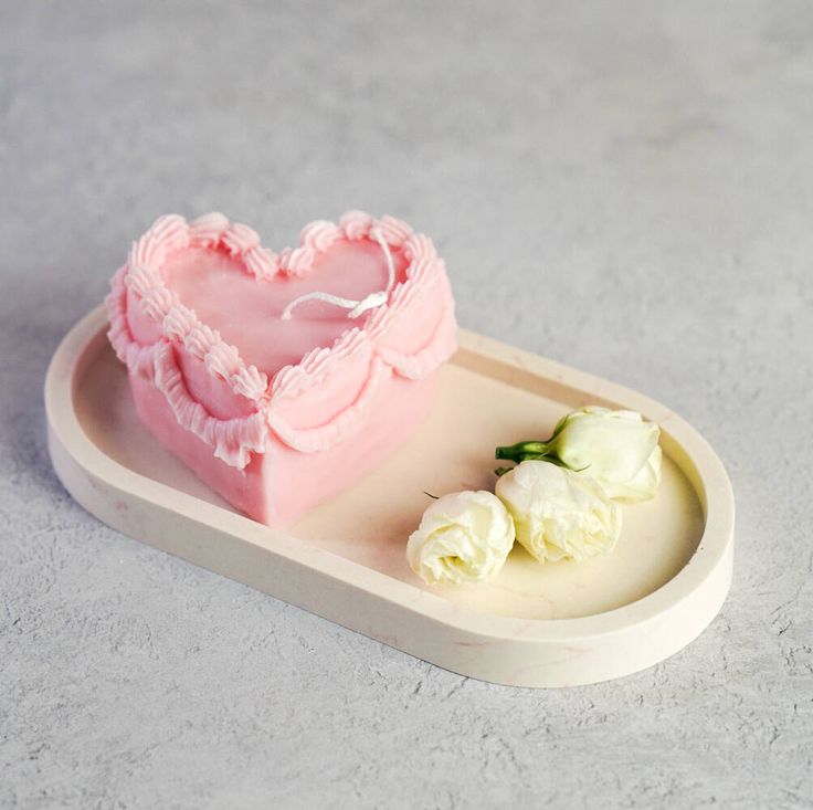 Heart Cake Scented Candle