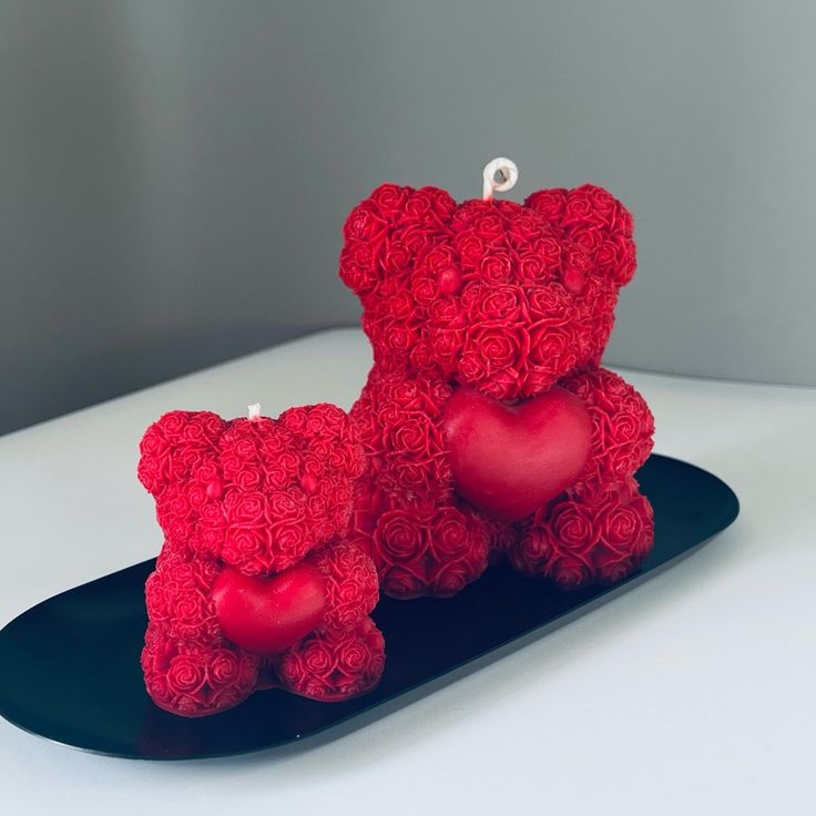 Rose Teddy Scented Candle