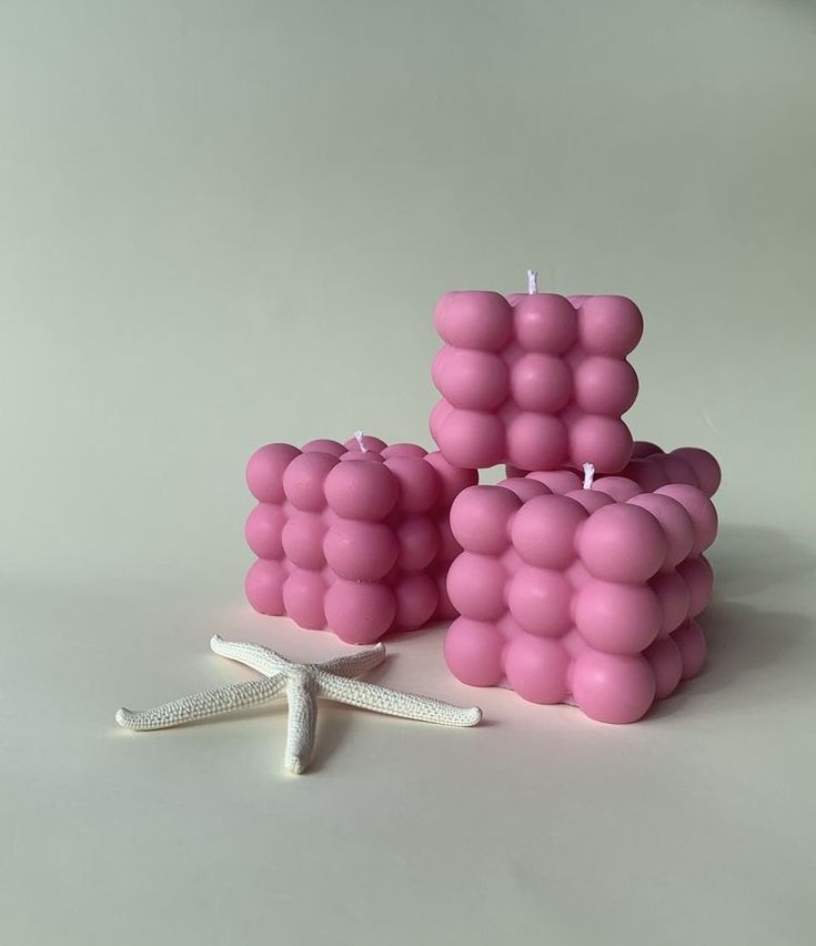 3D Scented Bubble Candle Pack of 2