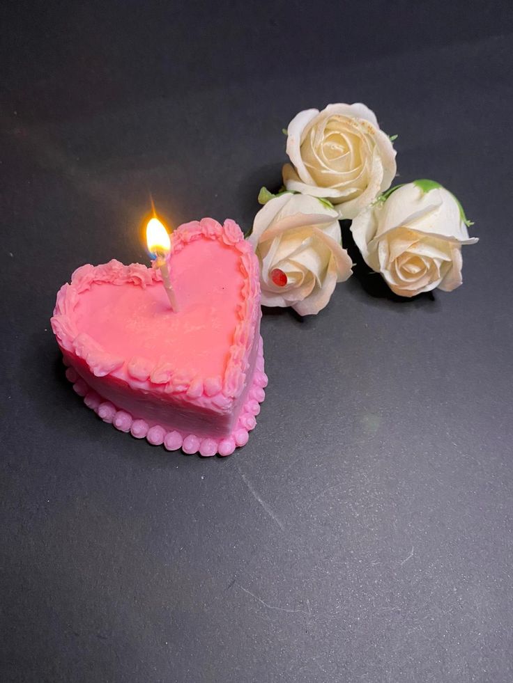 Heart Cake Scented Candle