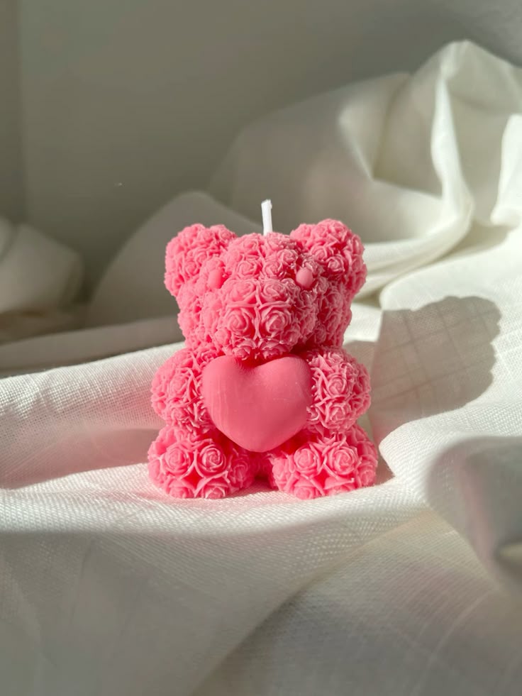 Rose Teddy Scented Candle