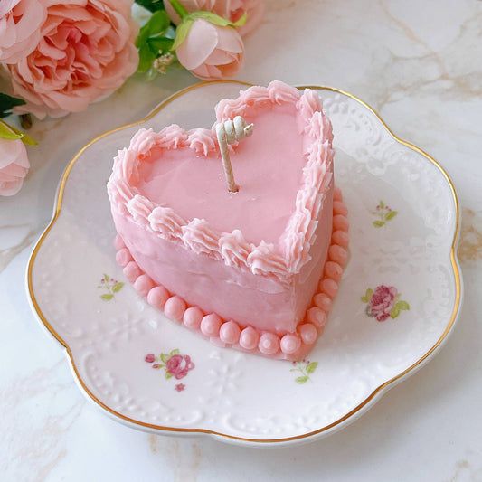 Heart Cake Scented Candle