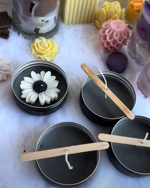 Flower Container Candle