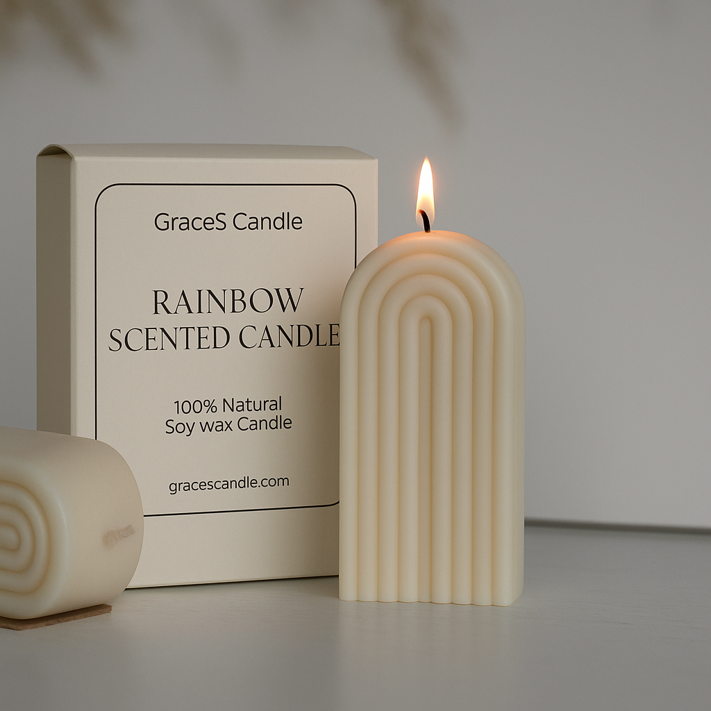 Rainbow Scented Candle