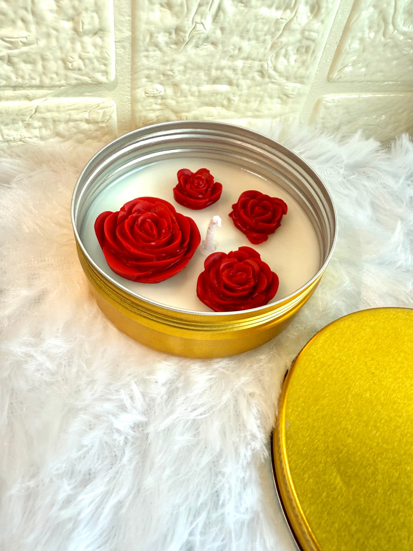 Flower Container Candle