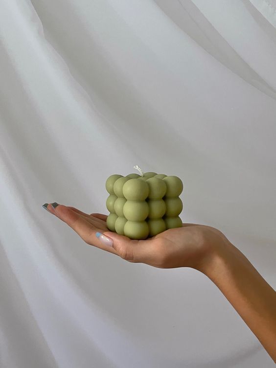 3D Scented Bubble Candle Pack of 2