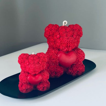 Rose Teddy Scented Candle