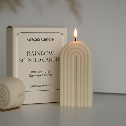 Rainbow Scented Candle