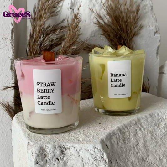 Combo Of Strawberry And Banana Candle
