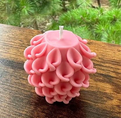 Huge Morning Glory Candle